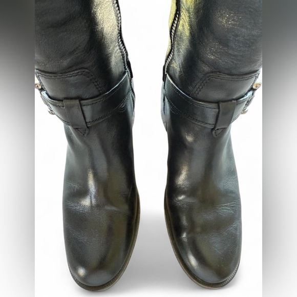 COACH Carolina Extended Calf Leather Riding Boots - Picture 5 of 10